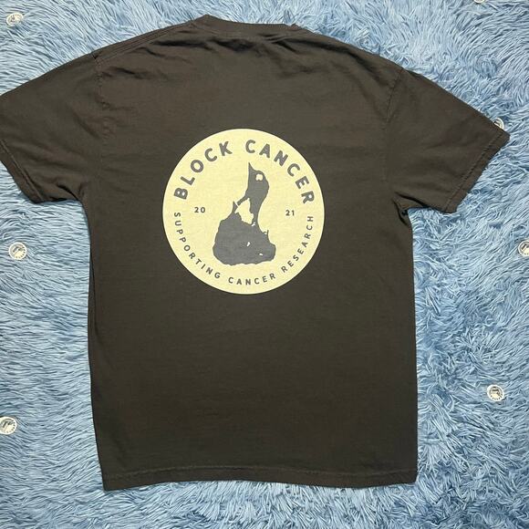 Comfort Colors Block Cancer Support Research Shirt Size Medium Adult Health - Picture 2 of 9